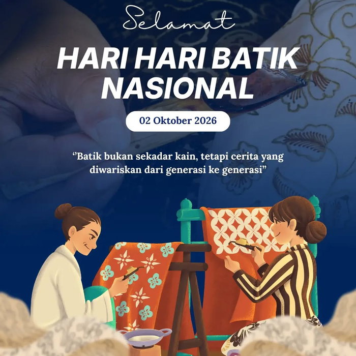 Selamat Hari Batik Nasional! 🇮🇩 Lestarikan warisan budaya, kenakan dengan bangga, dan teruskan cerita Indonesia melalui…