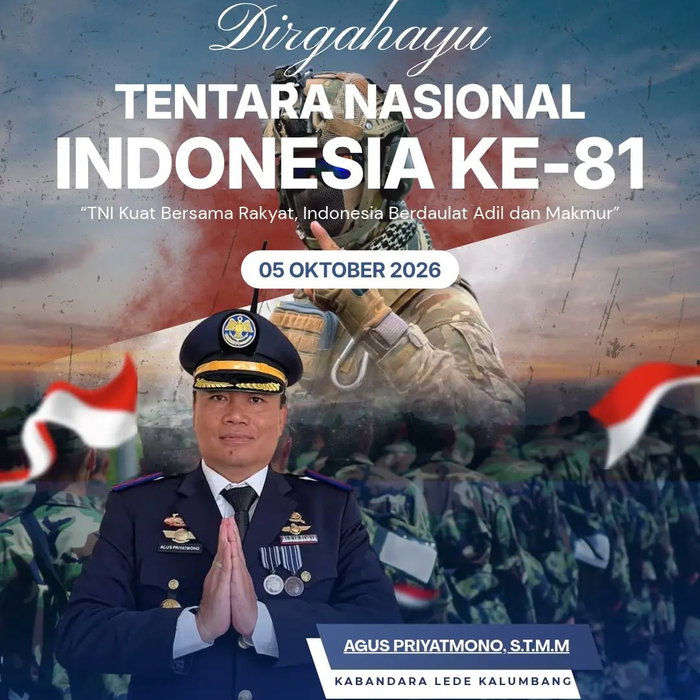 Selamat Hari Ulang Tahun ke-81 Tentara Nasional Indonesia. Selama lebih dari delapan dekade, TNI terus menunjukkan komi…
