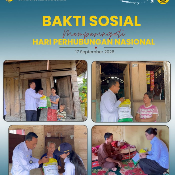 Melangkah Bersama, Bergerak untuk Sesama 🤝✨ Dalam rangka memperingati Hari Perhubungan Nasional 2026, Kantor UPBU Kel…