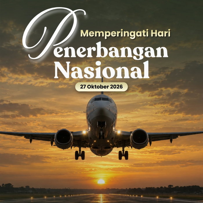 ✈️ SELAMAT HARI PENERBANGAN NASIONAL 🇮🇩 Penerbangan bukan sekadar menghubungkan satu tempat dengan tempat lainnya, teta…