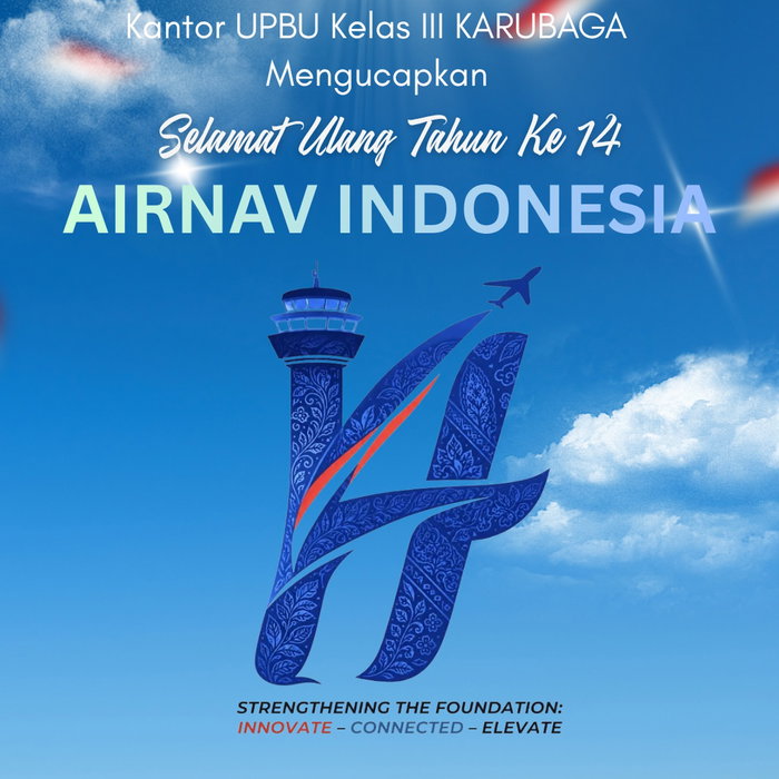 Kantor UPBU Kelas III Karubaga mengucapkan Selamat Ulang Tahun ke-14 AirNav Indonesia. Semoga AirNav Indonesia terus be…