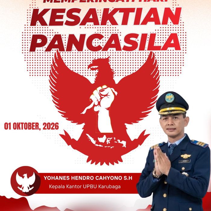 🇮🇩 Selamat Memperingati Hari Kesaktian Pancasila 1 Oktober 2026** Mari kita jadikan Hari Kesaktian Pancasila sebagai mo…