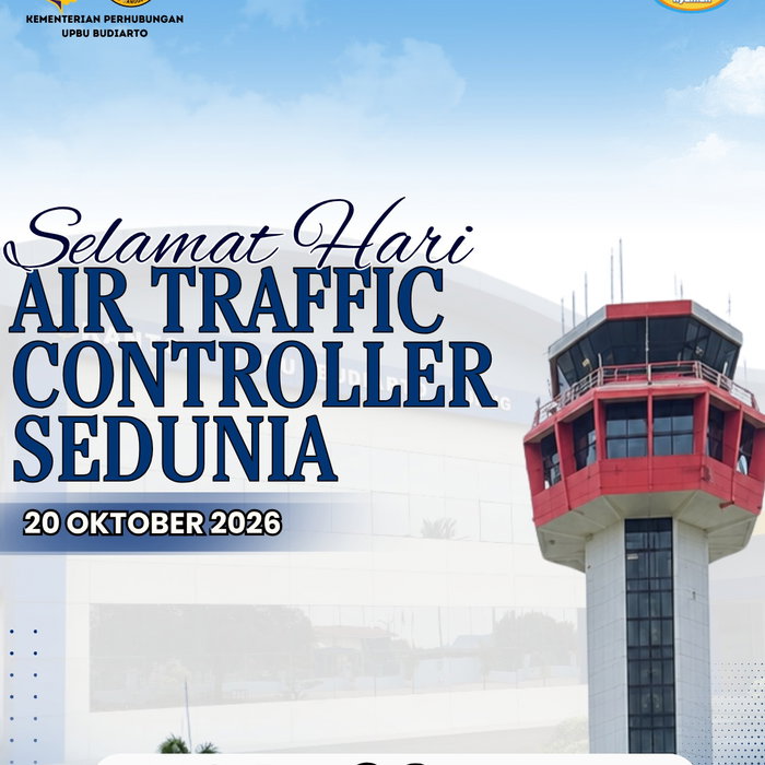 SELAMAT HARI AIR TRAFFIC CONTROLLER SEDUNIA 20 Oktober 2026 Di balik setiap penerbangan yang aman, ada suara tenang dan…