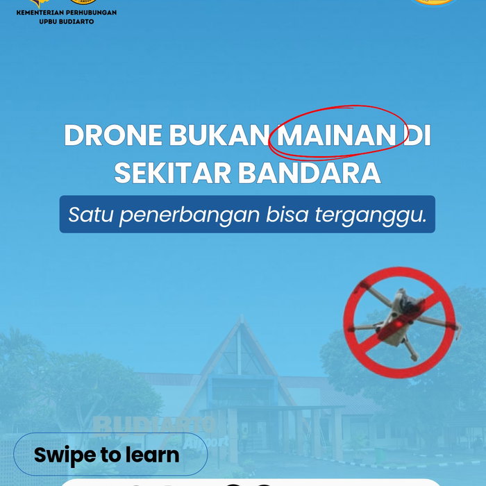 Drone yang terbang di area bandara dapat mengganggu keselamatan dan kelancaran operasional penerbangan. Meskipun ukuran…