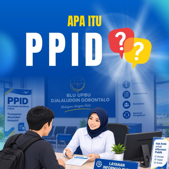 Halo Sobat Aviasi 👋🏻 Kenalan yuk dengan PPID BLU UPBU Djalaluddin Gorontalo