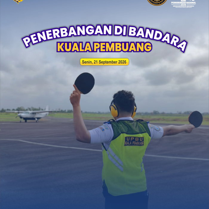 Aktivitas penerbangan perintis Senin, 21 September 2026 di Bandara Kuala Pembuang, Kabupaten Seruyan, Kalimantan Tengah…