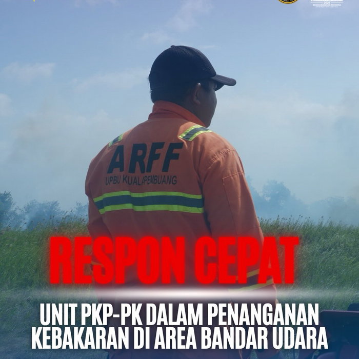🔥 SIGAP DALAM PENANGANAN KEBAKARAN Personel PKP-PK Bandar Udara Kelas III Kuala Pembuang melaksanakan penanganan dan p…