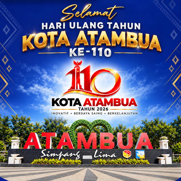 🎉 SELAMAT HARI ULANG TAHUN KOTA ATAMBUA KE-110 🎉 Keluarga Besar Kantor UPBU A. A. Bere Tallo mengucapkan: Selamat Har…
