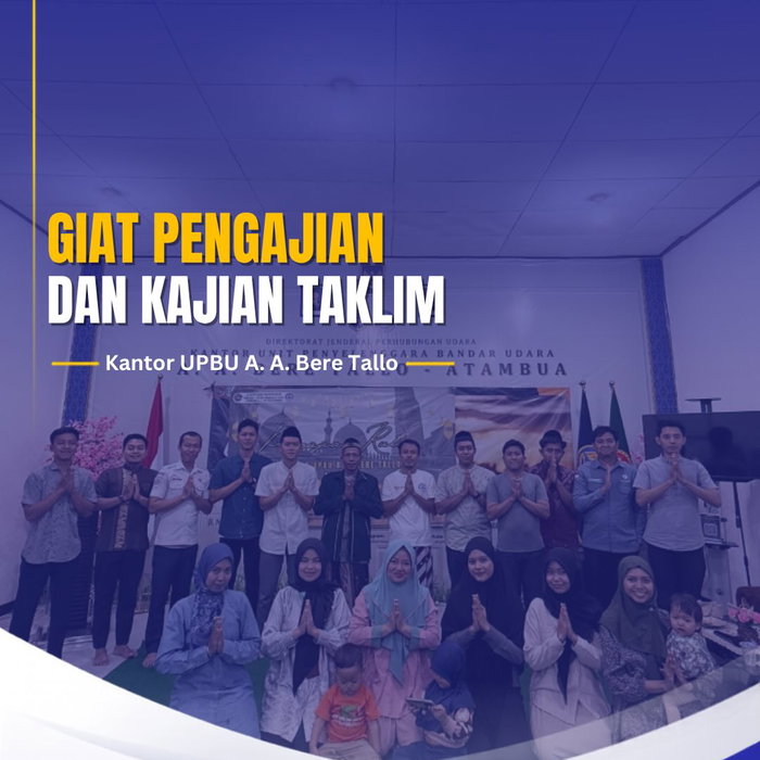 Sobat Aviasi, Dalam rangka memperkuat keimanan dan mempererat tali silaturahmi, pegawai dan stakeholder umat Muslim di …
