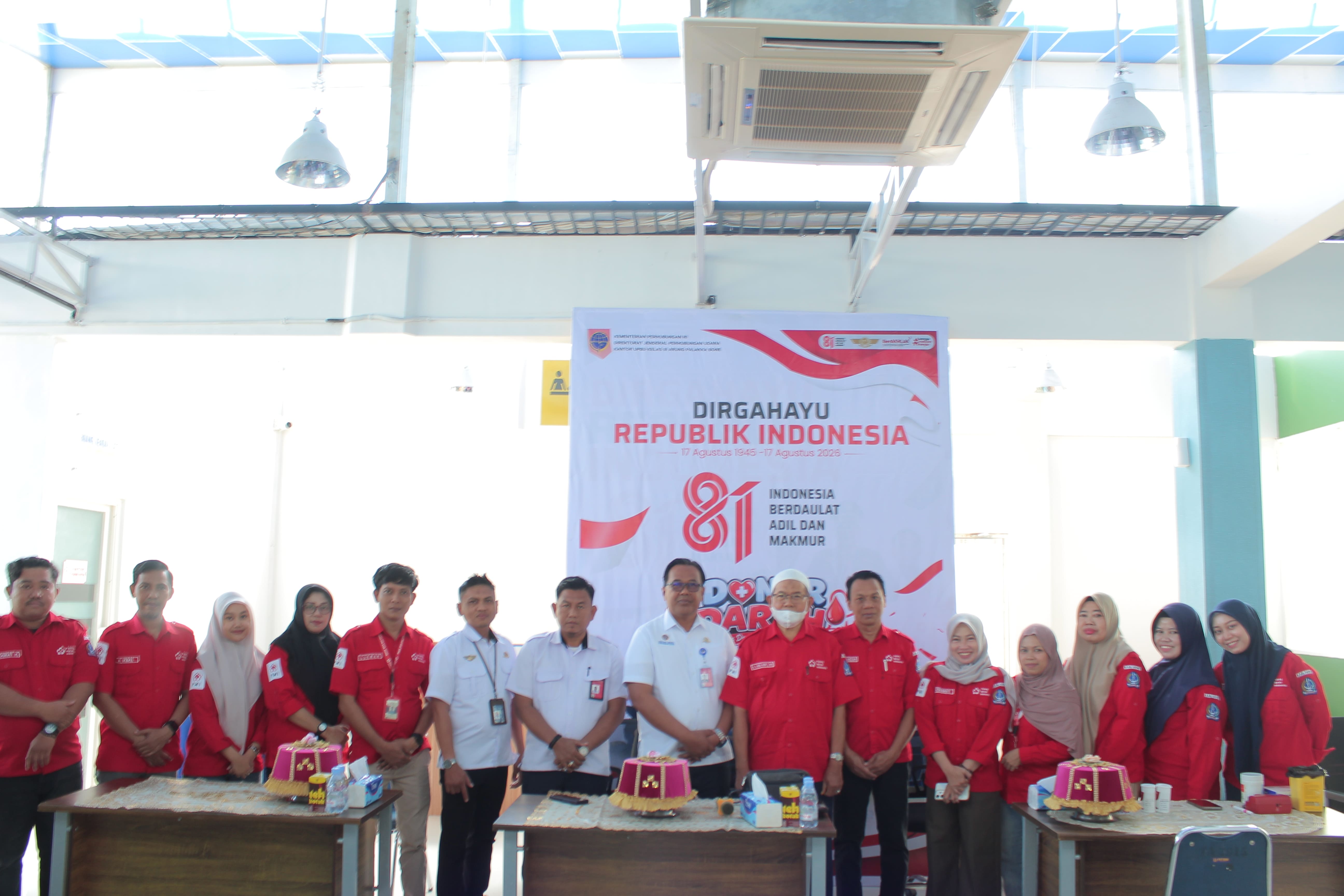 Donor Darah dalam Rangka Memperingati HUT ke-81 Kemerdekaan Republik Indonesia
