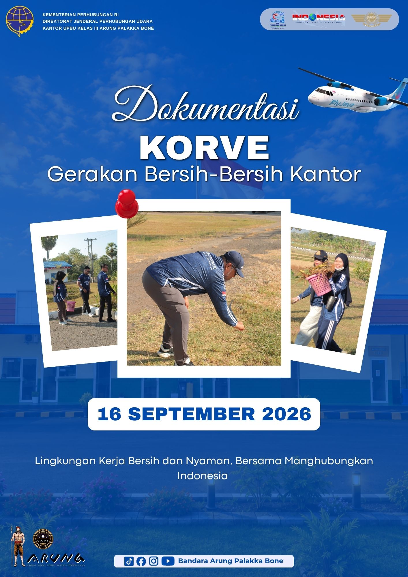 Korve Gerakan Bersih-Bersih Kantor
