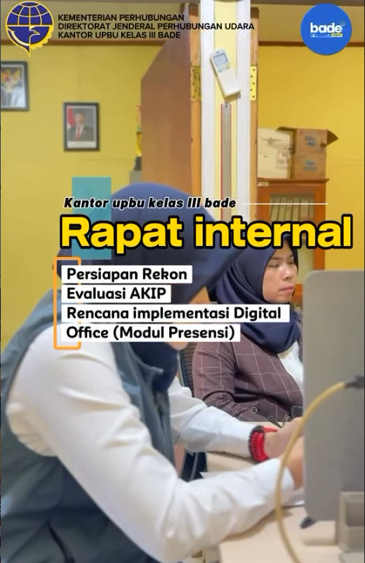 Rapat internal Persiapan Rekon, Evaluasi AKIP, dan Rencana Implementasi Digital Office (Modul Presensi)