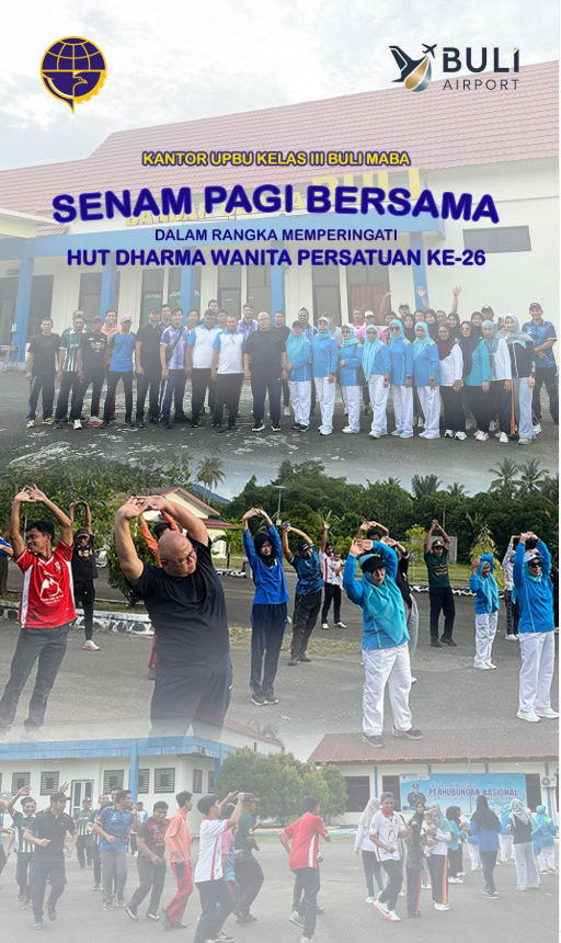 Senam pagi memperingati hari ulang tahun dharma wanita