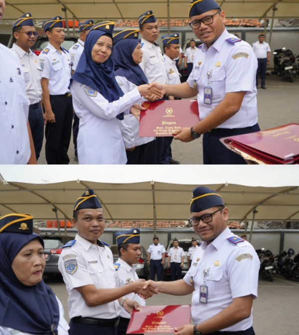 Apel peringatan hari Sumpah Pemuda dan Penyerahan Piagam Karya Satya