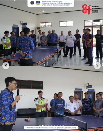 Lomba Tenis meja dalam rangka HUT RI ke-81