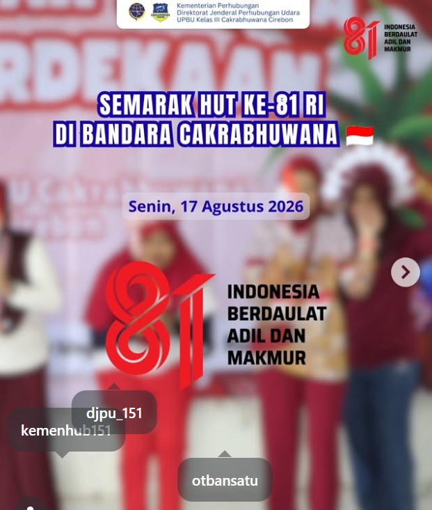 Perlombaan dalam rangka HUT RI ke-81