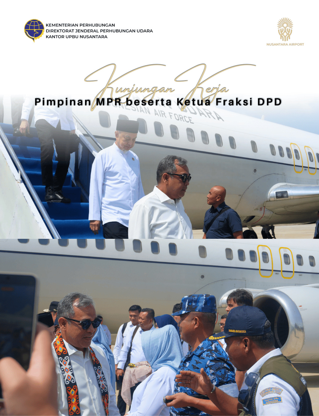 Kunjungan Kerja Pimpinan MPR beserta Ketua Fraksi DPD