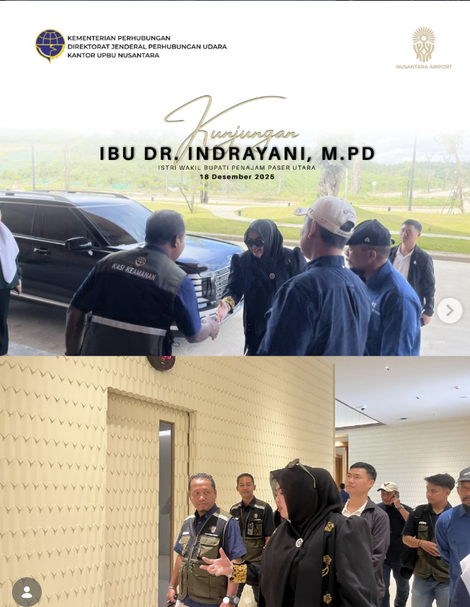 Kunjungan Istri Wakil Bupati Penajam Paser Utara