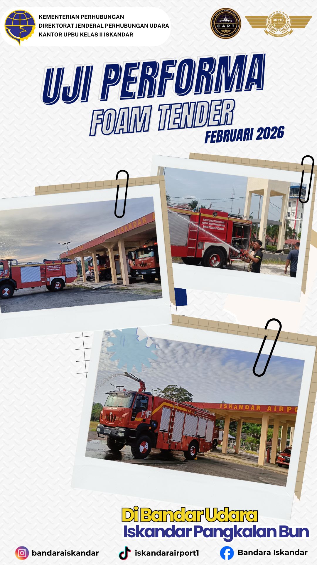 Uji Performa Foam Tender