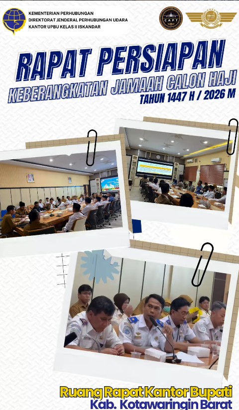 Rapat Persiapan Keberangkatan Jamaah Calon Haji Kabupaten Kotawaringin Barat