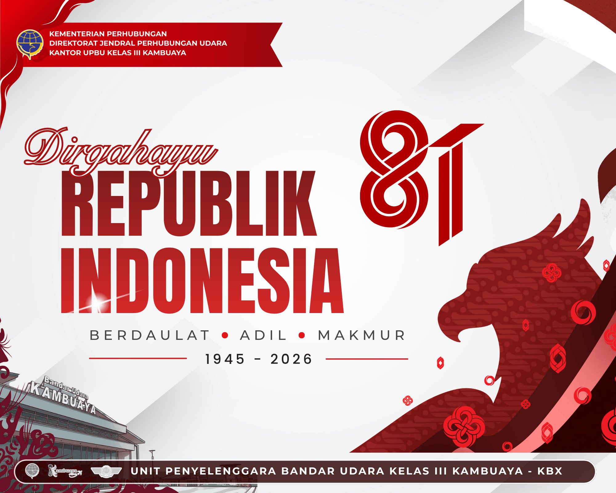 UPACARA HUT REPUBLIK INDONESIA KE - 81
