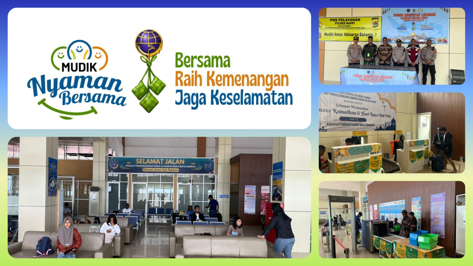 Posko Angkutan Lebaran 2026. "Mudik Nyaman Bersama, Bersama Raih Kemenangan Jaga Keselamatan"