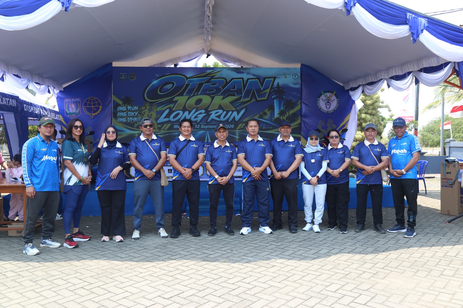 Semarakkan Harhubnas 2026, Kepala Bandara Kepi dan Jajaran Ikuti Fun Walk dan Kampanye Keselamatan Penerbangan di Merauke