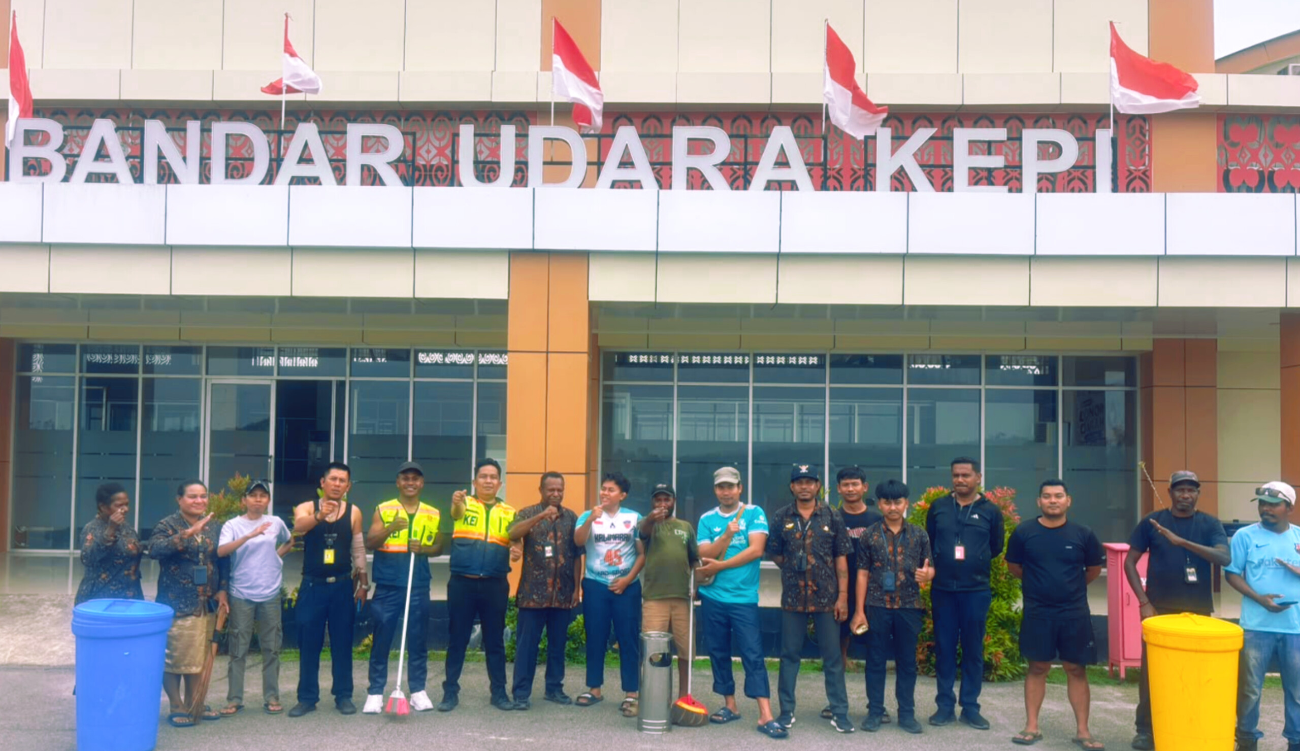 Aksi Nyata Sambut Harhubnas 2026: Gotong Royong Pegawai Optimalkan Kenyamanan Penerbangan Jelang Hari Perhubungan Nasional