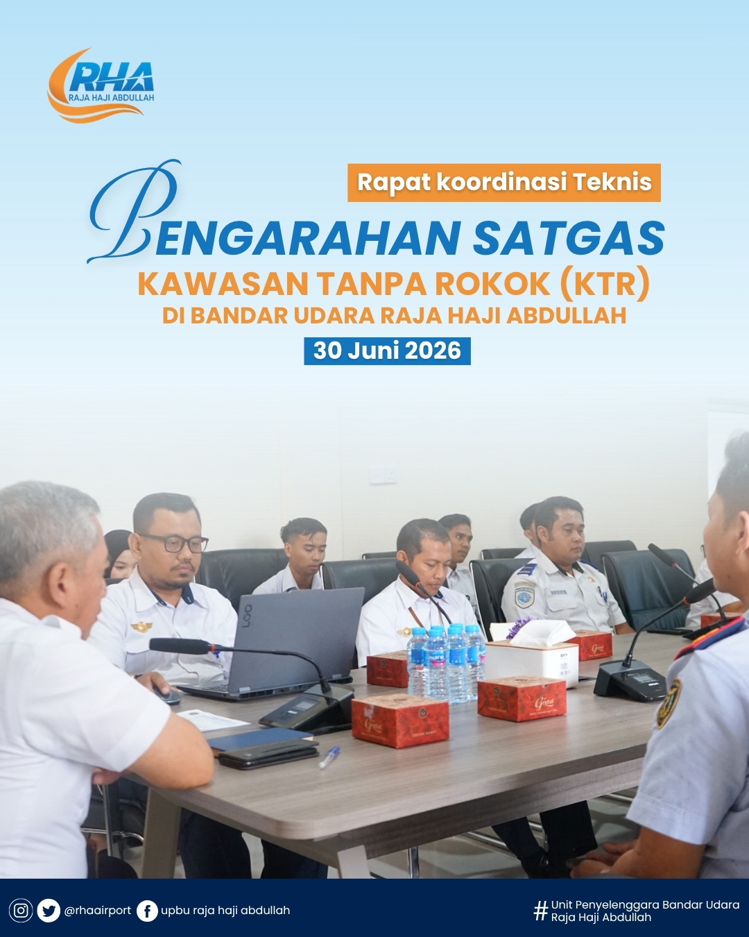 Rapat Koordinasi Teknis Pengarahan Satgas Kawasan Tanpa Rokok (KTR)