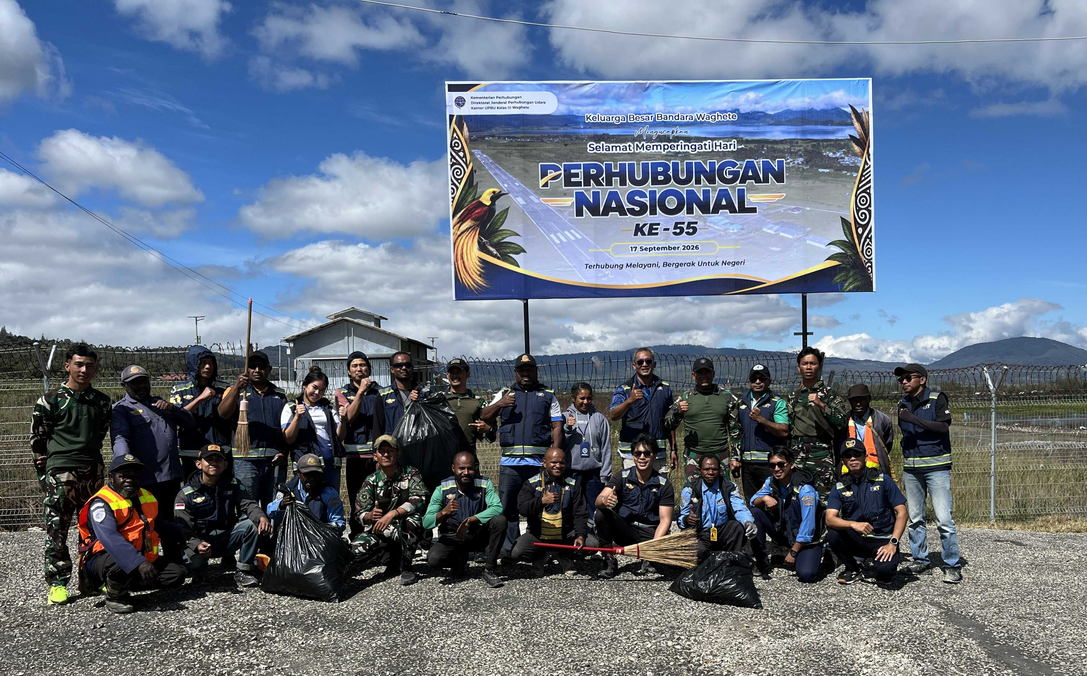 Korve dan Kampanye Keselamatan Dalam Rangka Hari Perhubungan Nasional 2026 Pada UPBU Kelas III Waghete