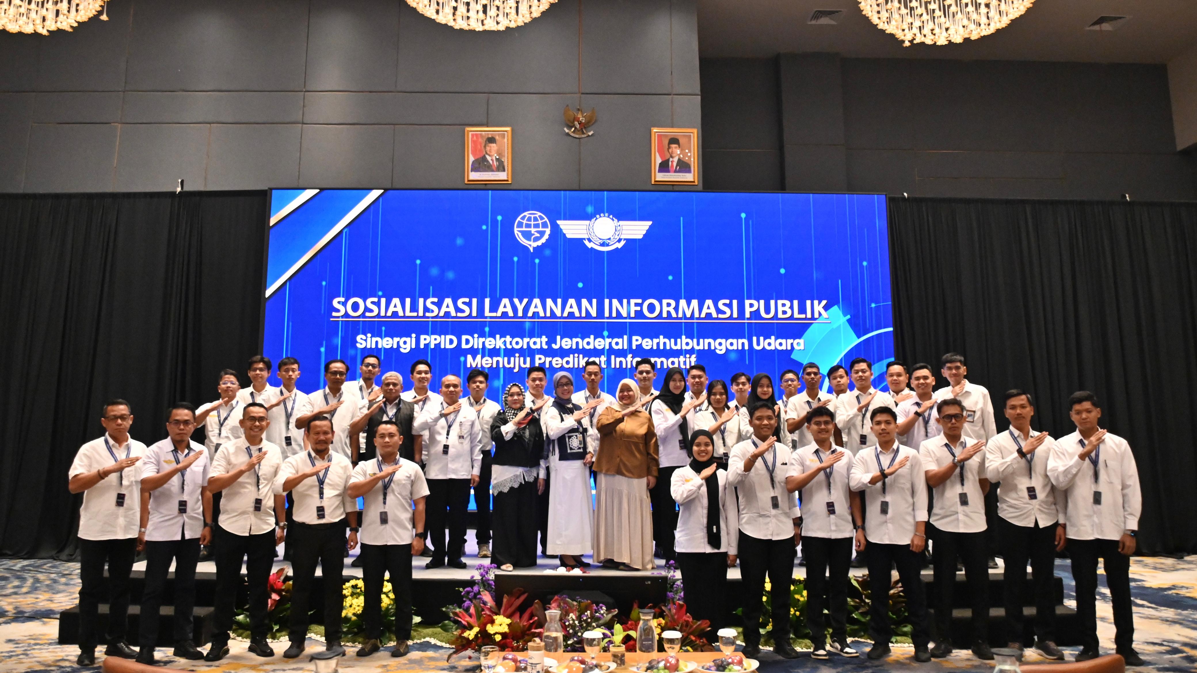Sosialisasi Layanan Informasi Publik di Lingkungan Direktorat Jenderal Perhubungan Udara