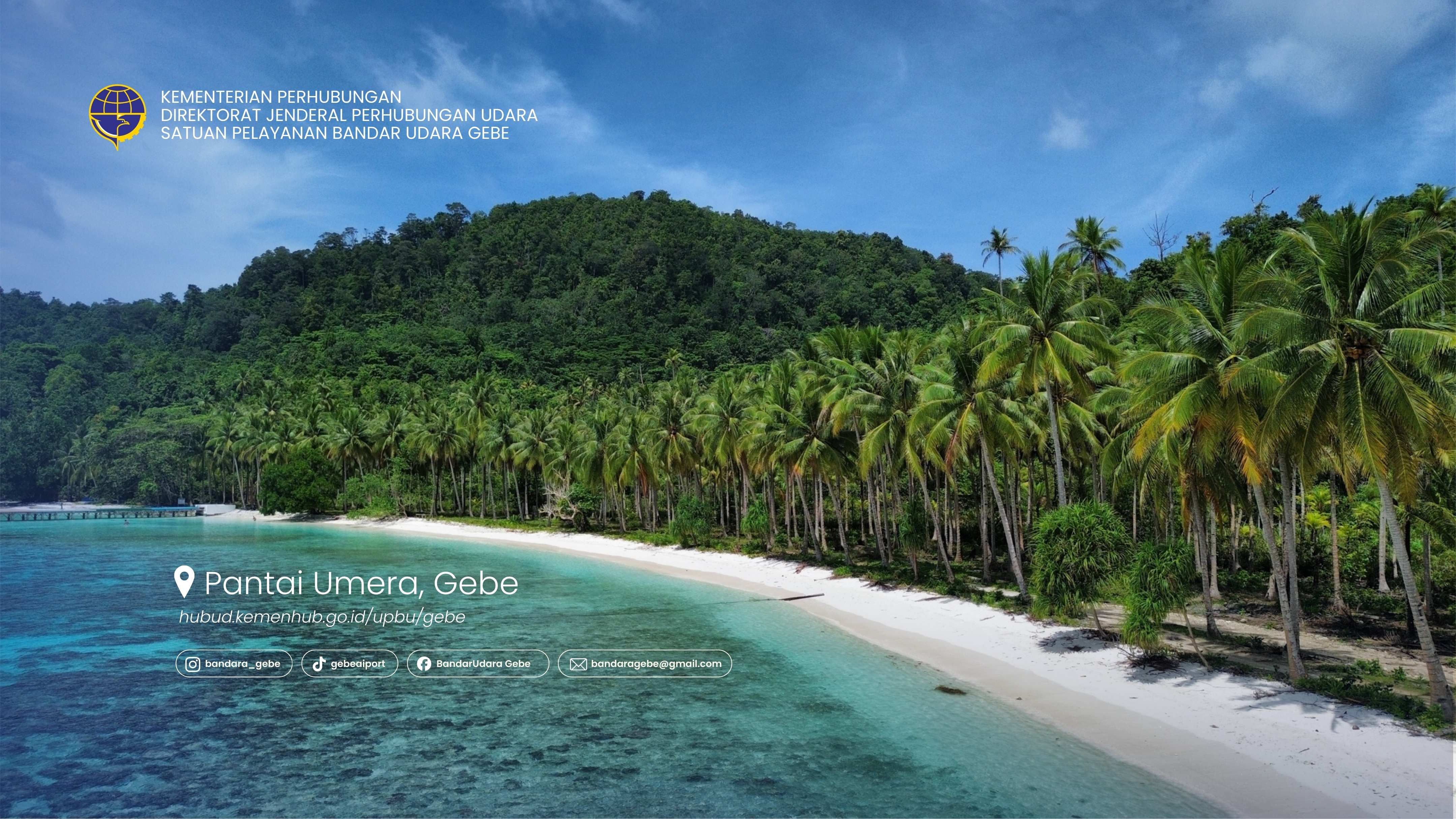 Mengintip Kejernihan Air Kristal Pantai Umera, Kebanggaan Gebe