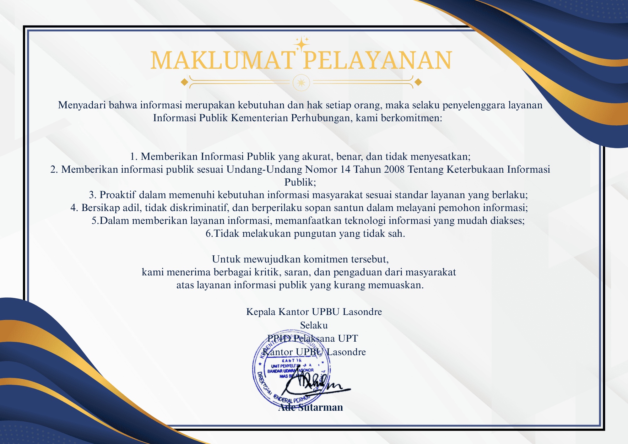 Biru Emas Geometri Minimalis Sertifikat Penghargaan A4 Horisontal (1).png