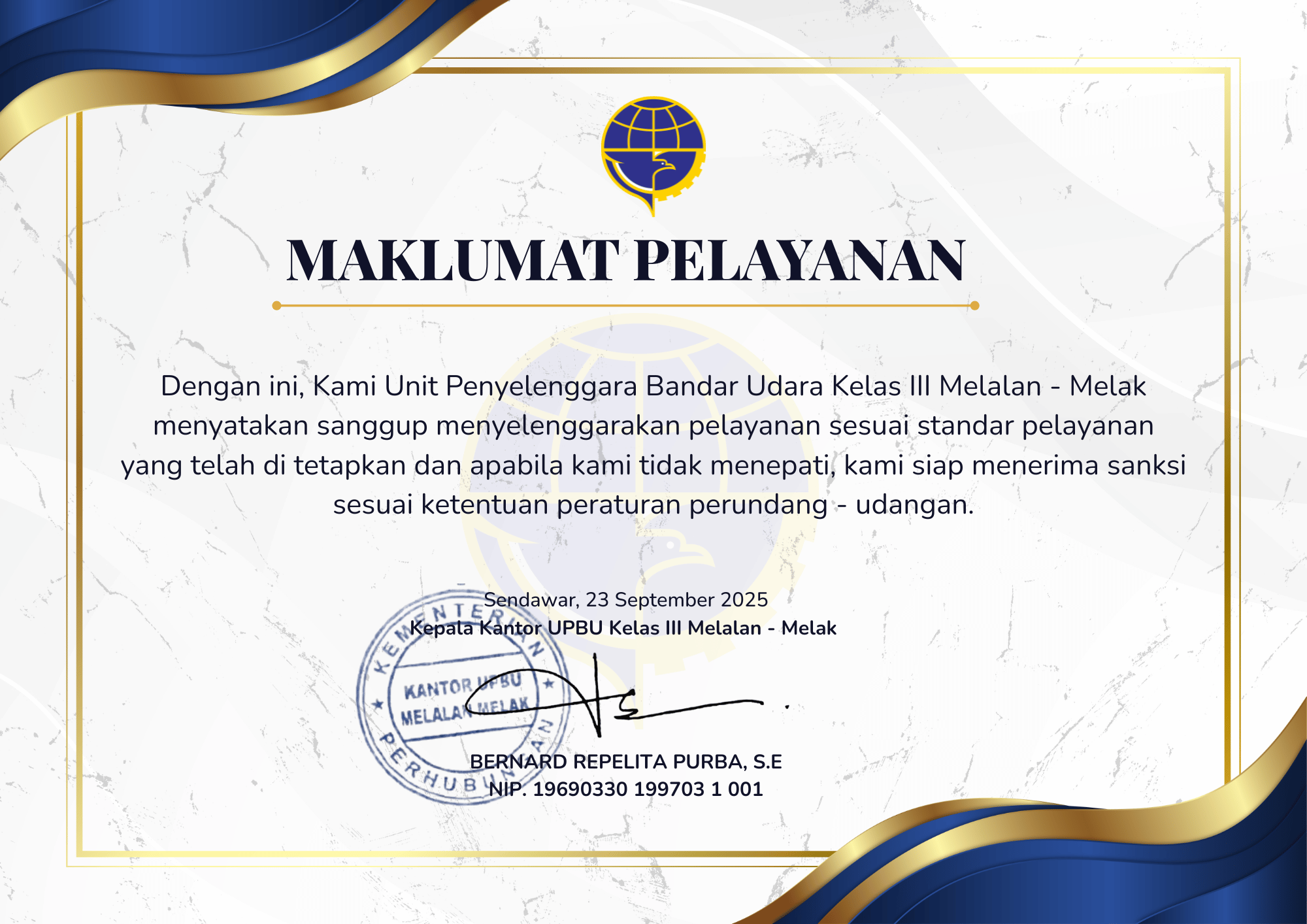 Biru dan Putih Modern Sertifikat Kenaikan Kelas A4.png
