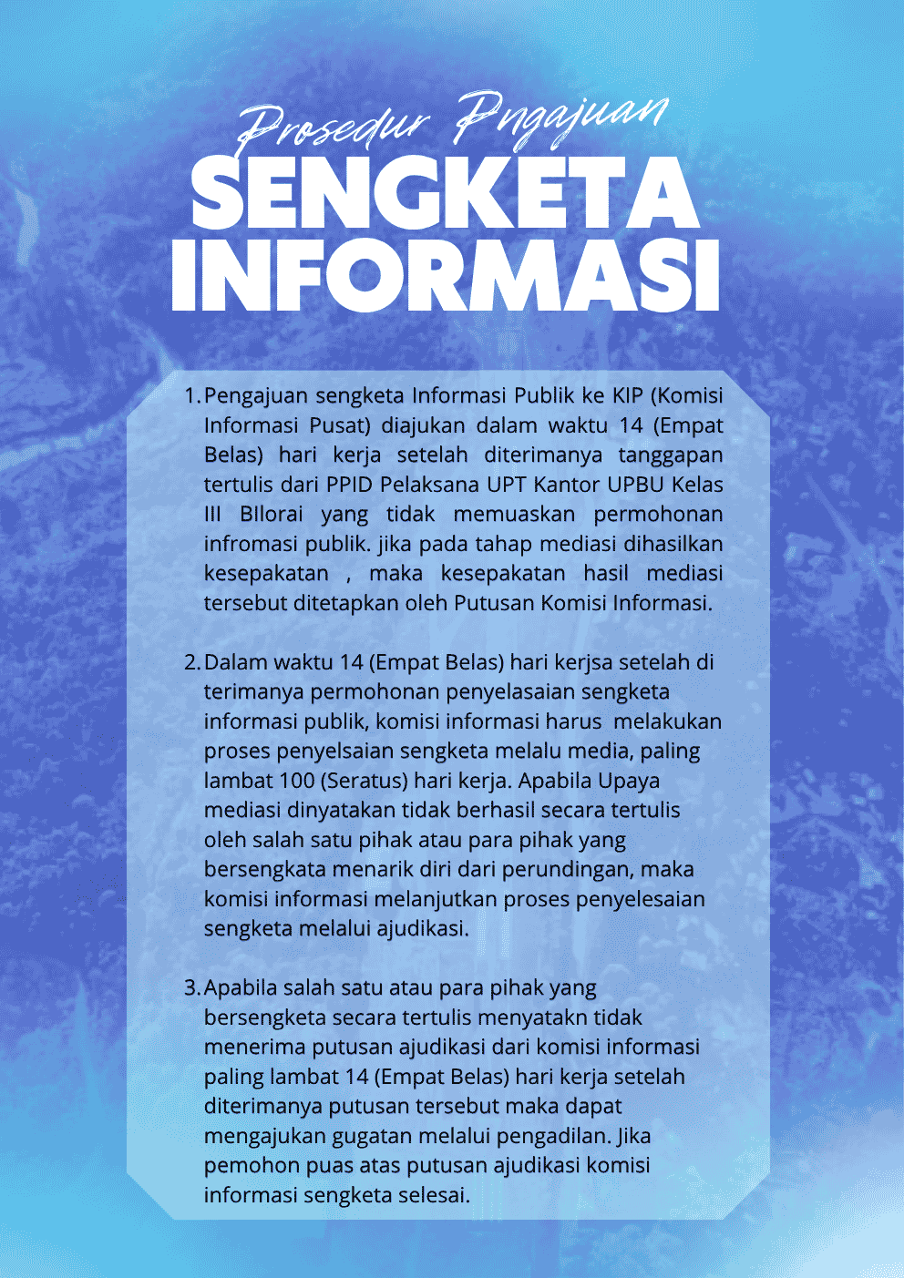 PROSEDUR SENGKETA