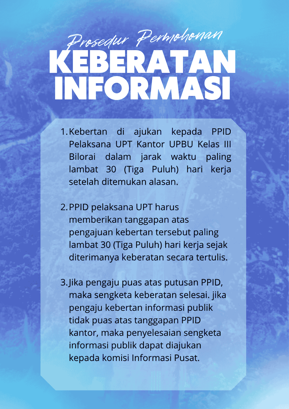 PROSEDUR KEBERATAN