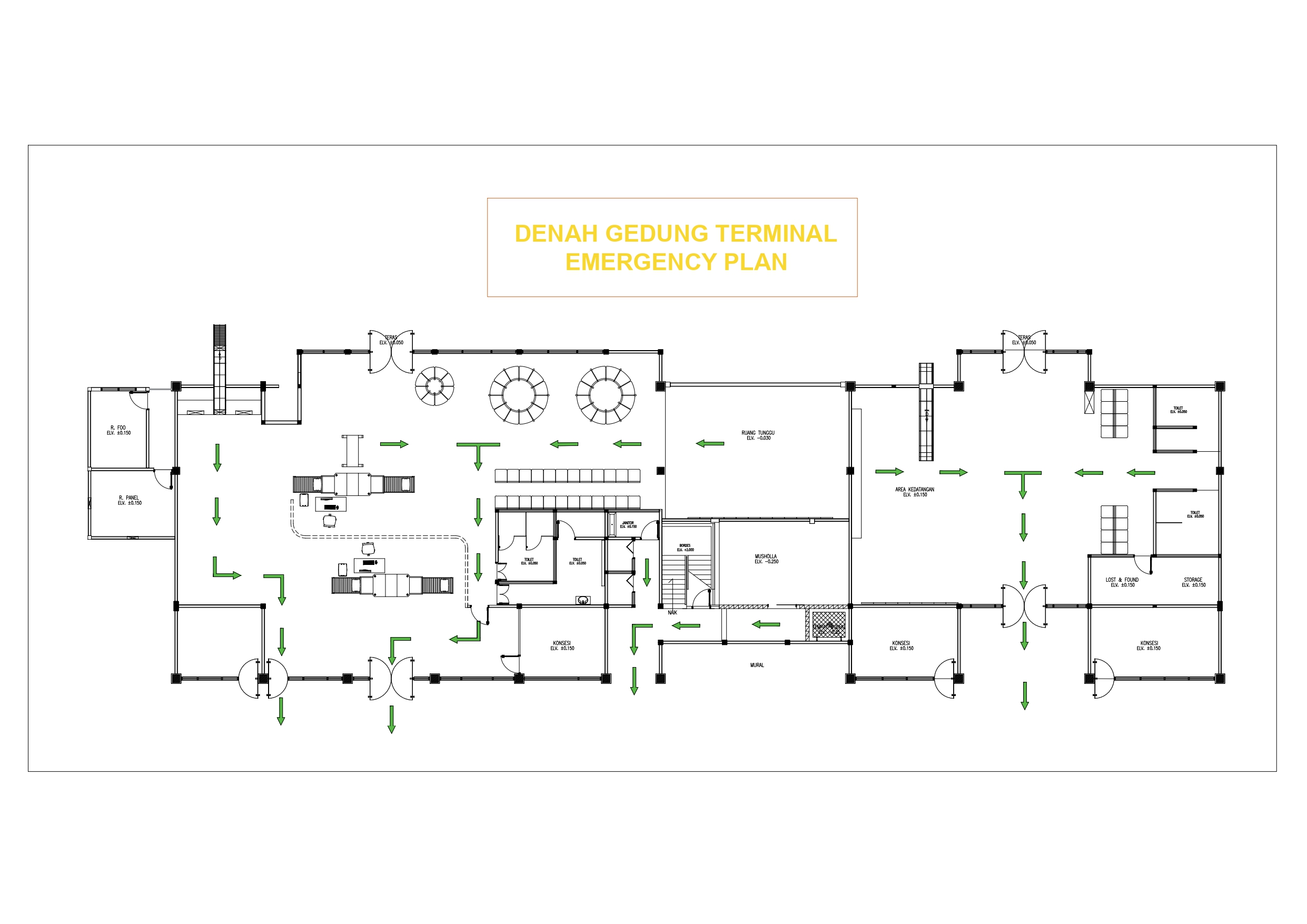 Gambar Terminal Bandar Udara Raja Haji Abdullah