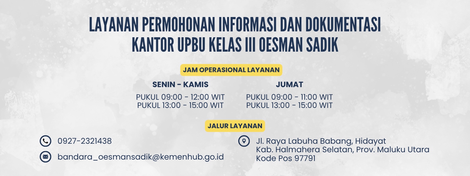 Layanan Permohonan Informasi dan Dokumentasi