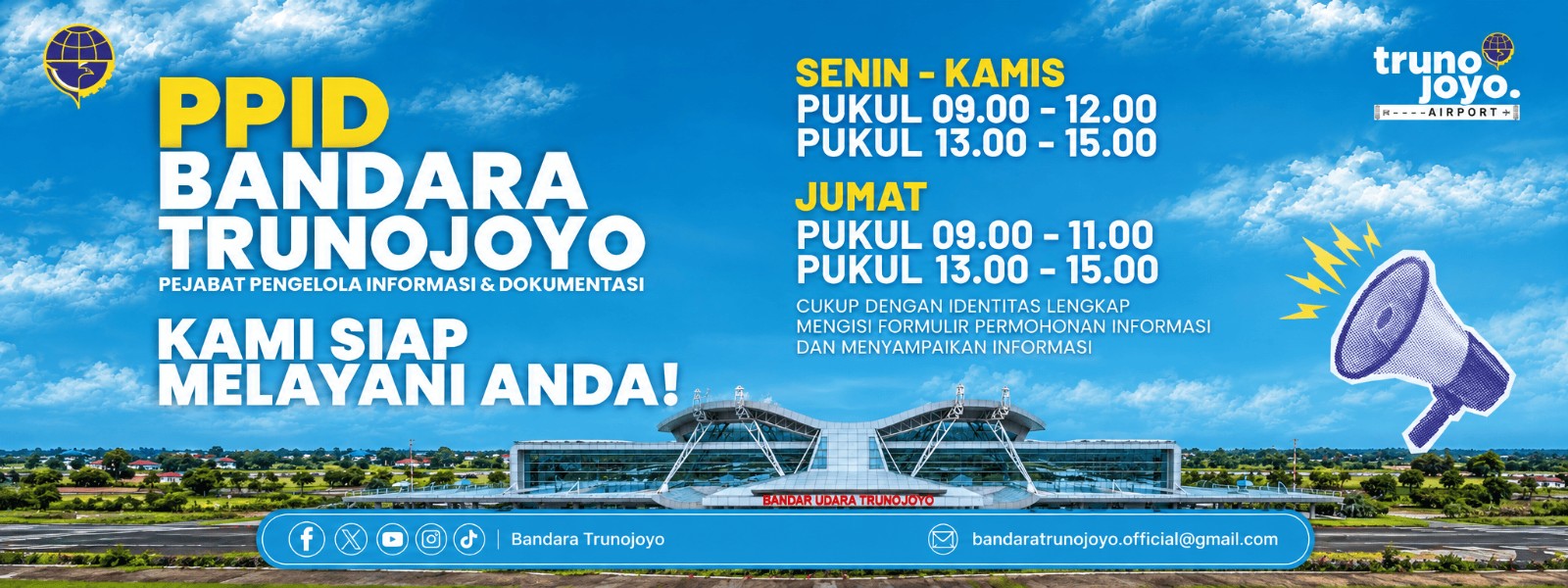 Selamat Datang di PPID Bandar Udara Trunojoyo