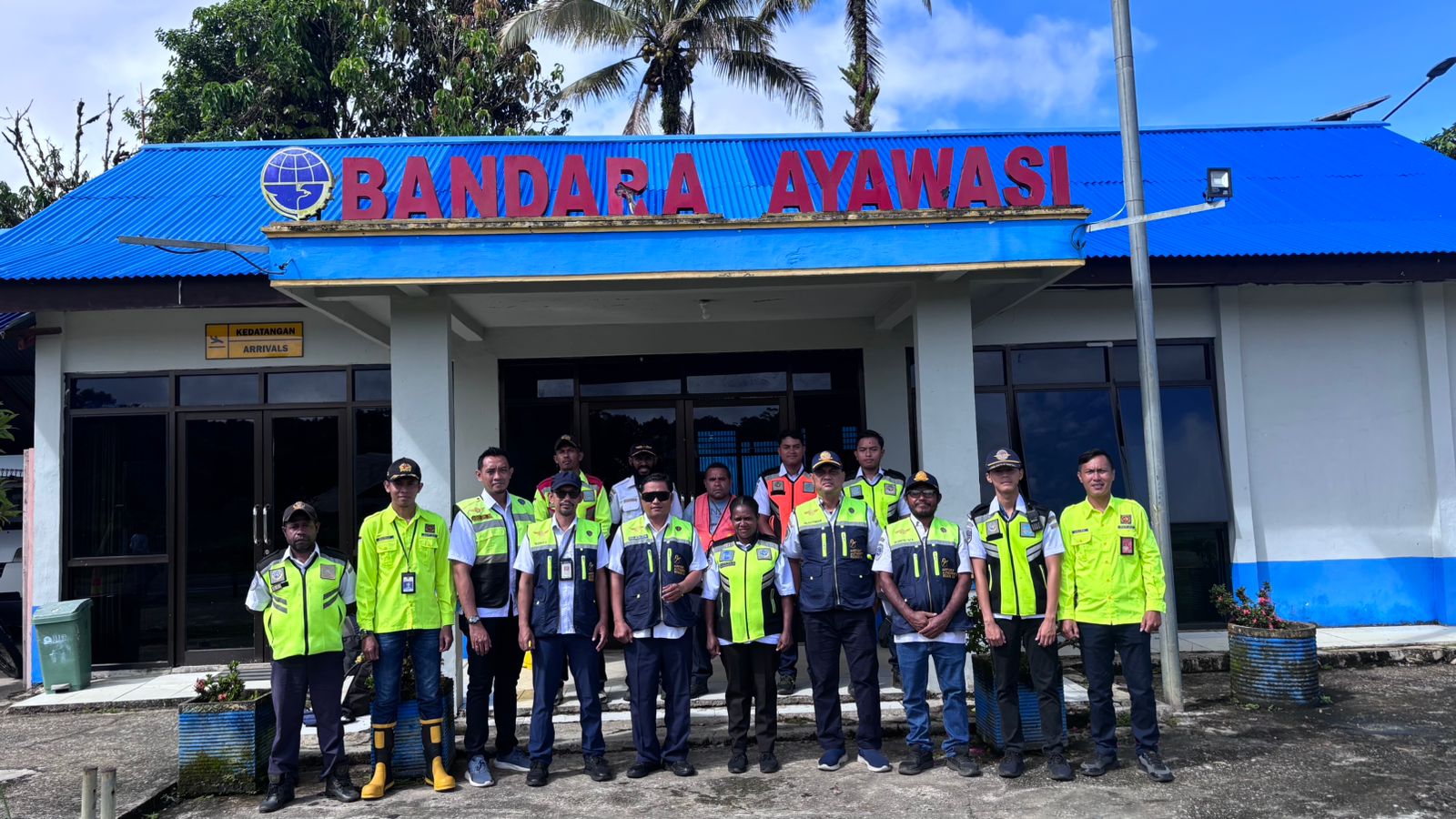 Inspeksi Otoritas Bandara IX Manokwari di UPBU kelas III Ayawasi Tahun 2026