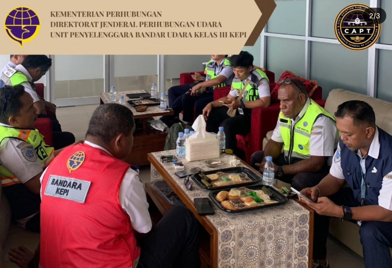 Kegiatan Inspeksi Keselamatan dan Keamanan Bandar Udara Oleh Kantor Otban X Merauke