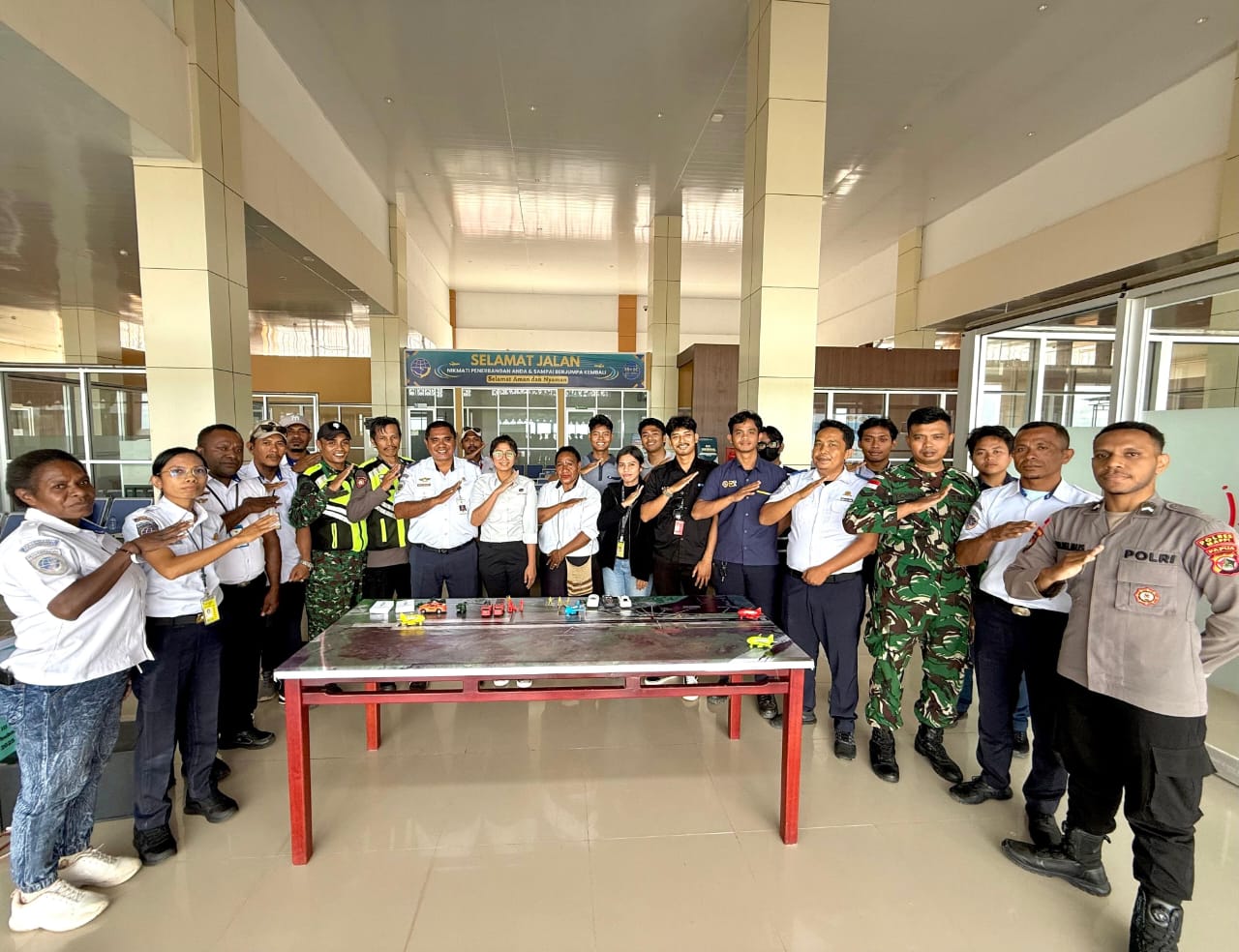 Latihan Table Top PKD Bandar Udara Kepi