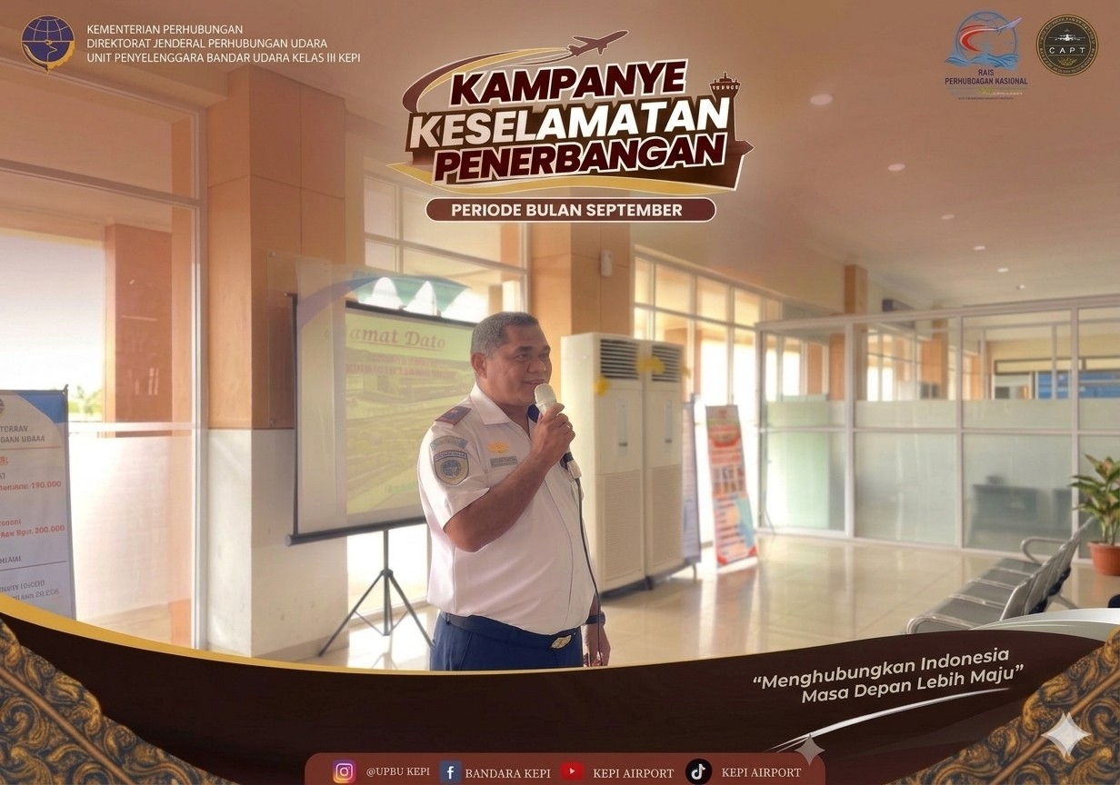 Kampanye Keselamatan Penerbangan Periode September 2026