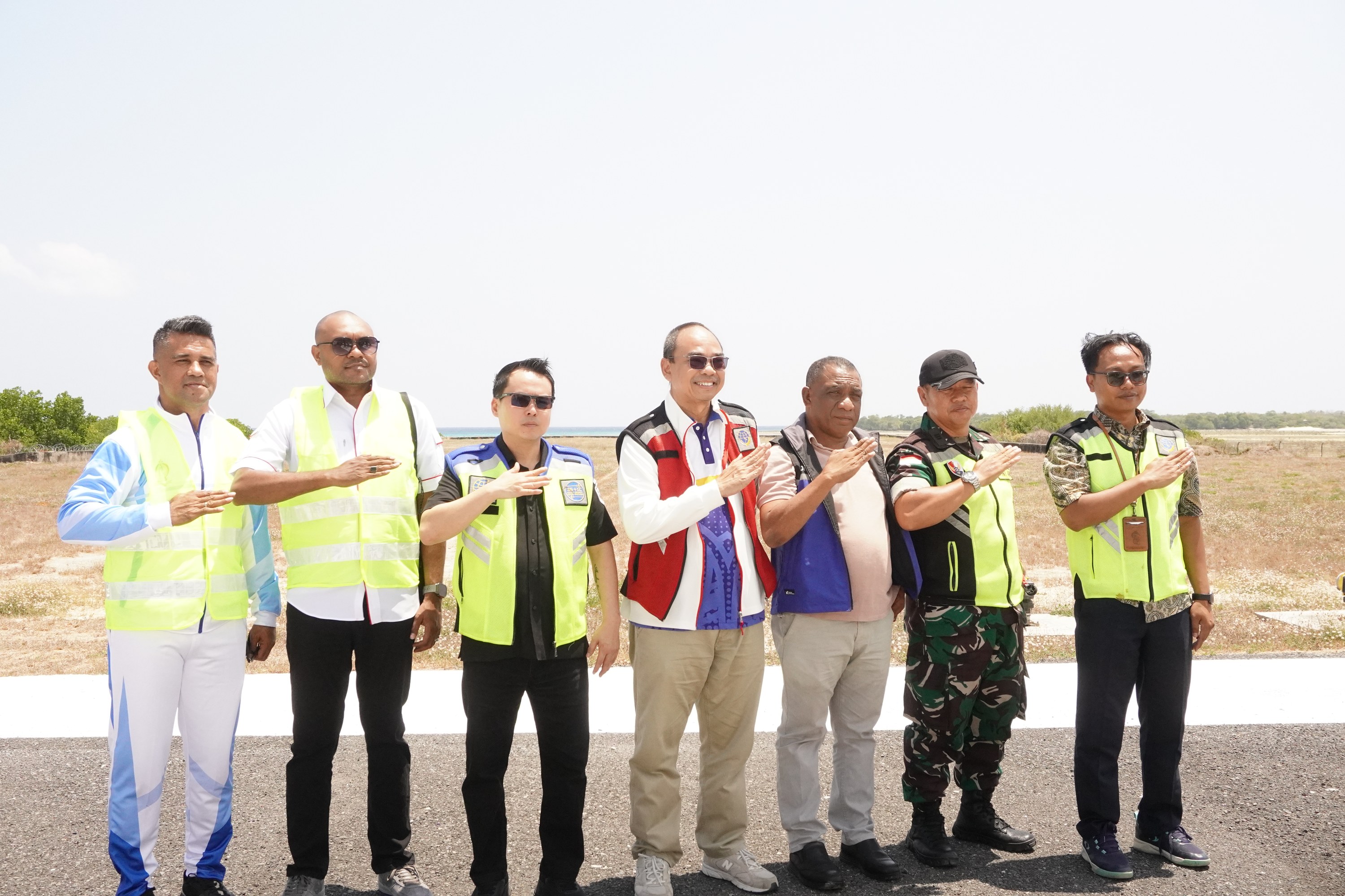 Survei Lokasi Calon Venue Aeromodelling PON XXII 2028 di Bandara Mali